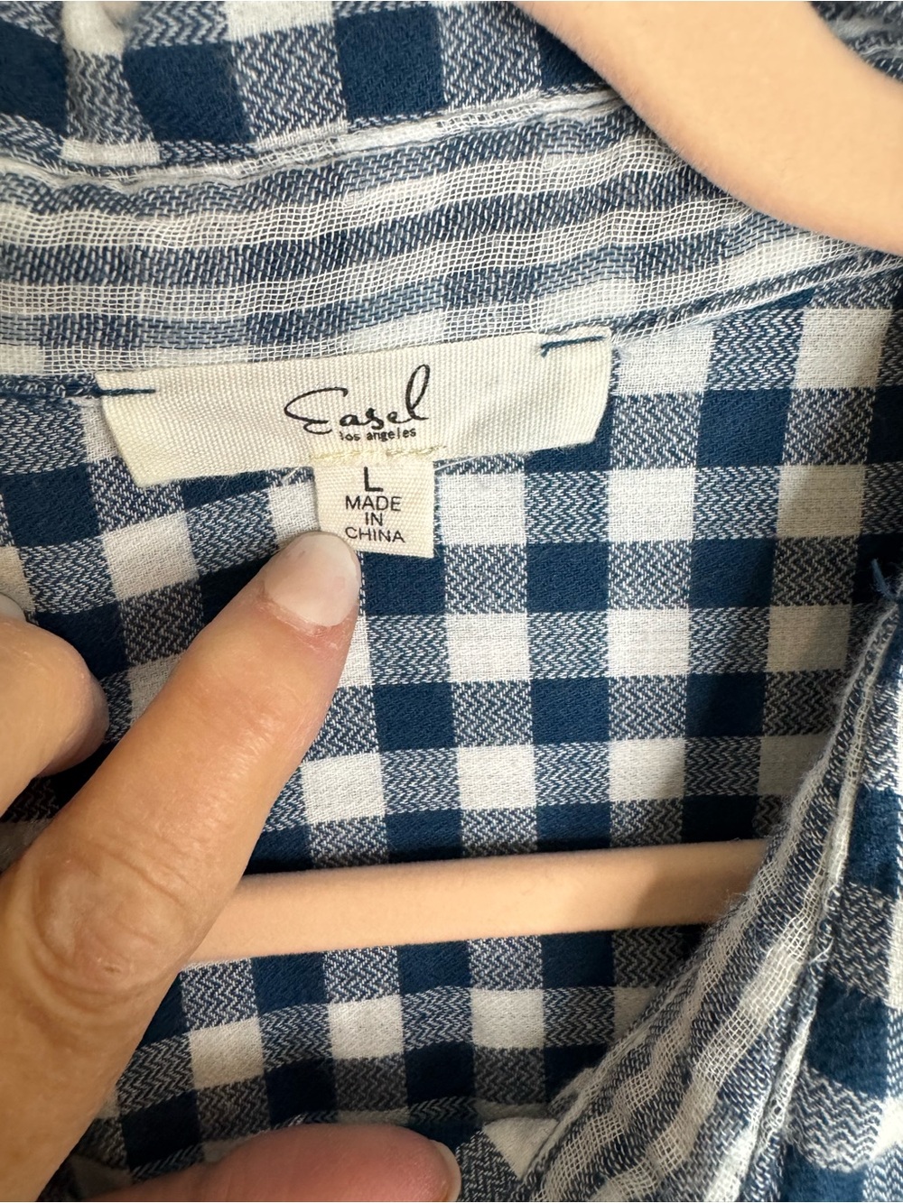Easel Mixed Pattern Button Down - Picture 2 of 8